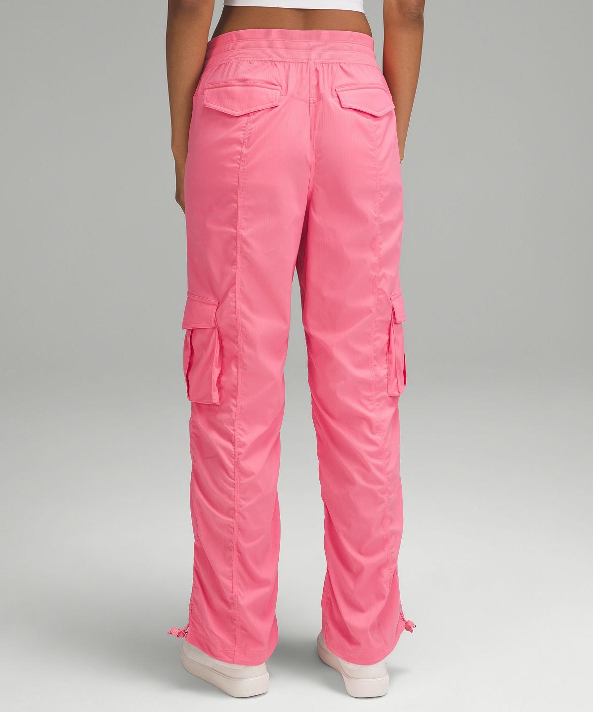 Pink Women Lululemon Dance Studio Relaxed-Fit Mid-Rise Cargo Pants | AU_LuLu98136