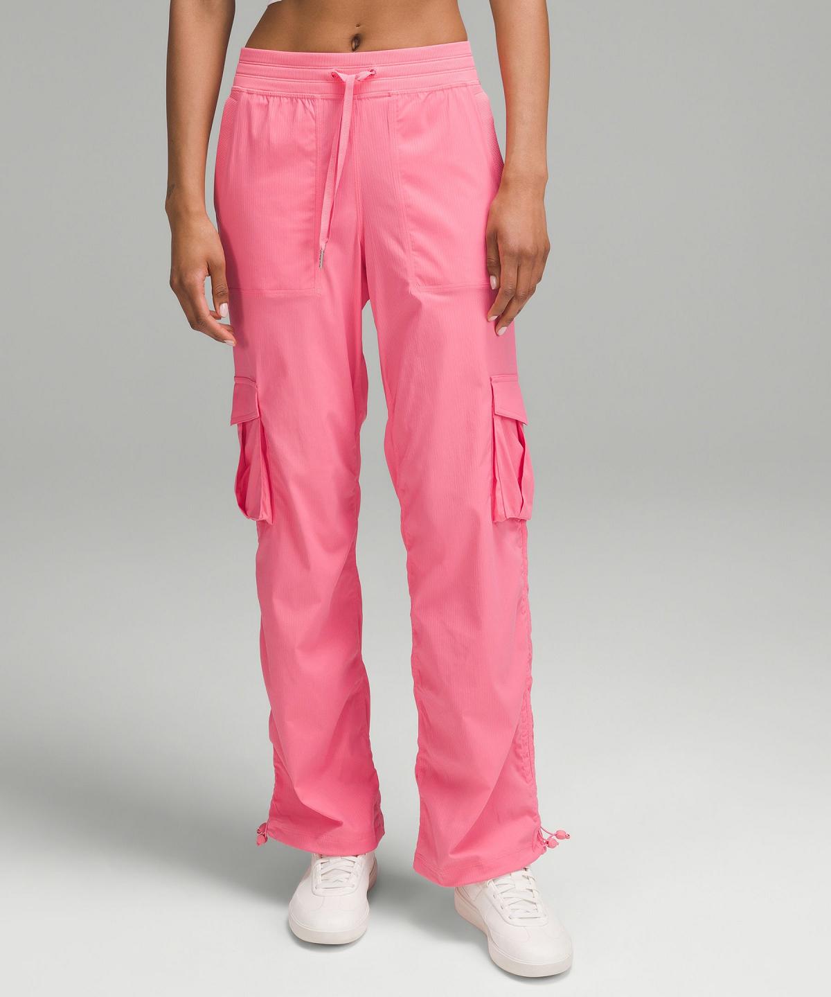 Pink Women Lululemon Dance Studio Relaxed-Fit Mid-Rise Cargo Pants | AU_LuLu98136