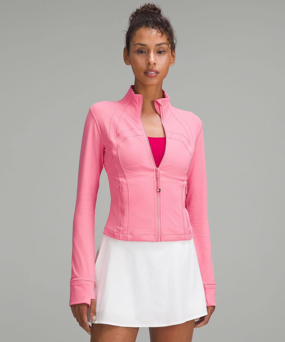 Pink Women Lululemon Define Cropped Coats & Jackets | AU_LuLu88842