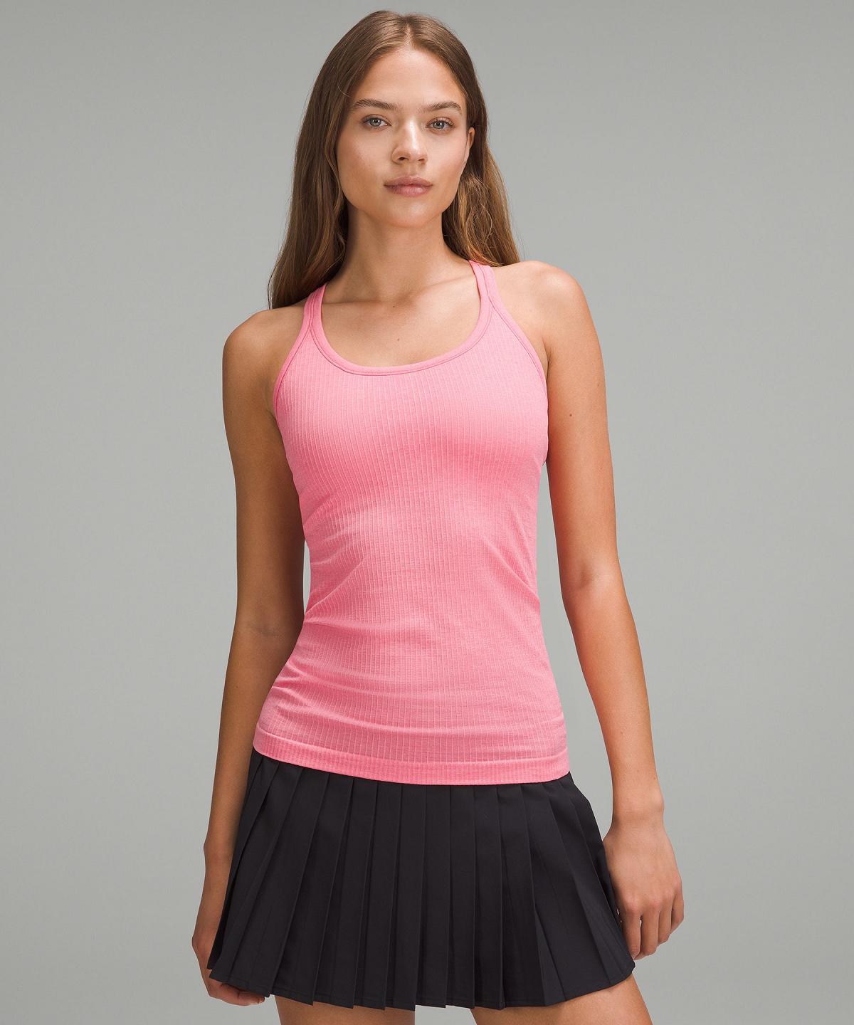 Pink Women Lululemon Ebb to Street Shirts | AU_LuLu89088