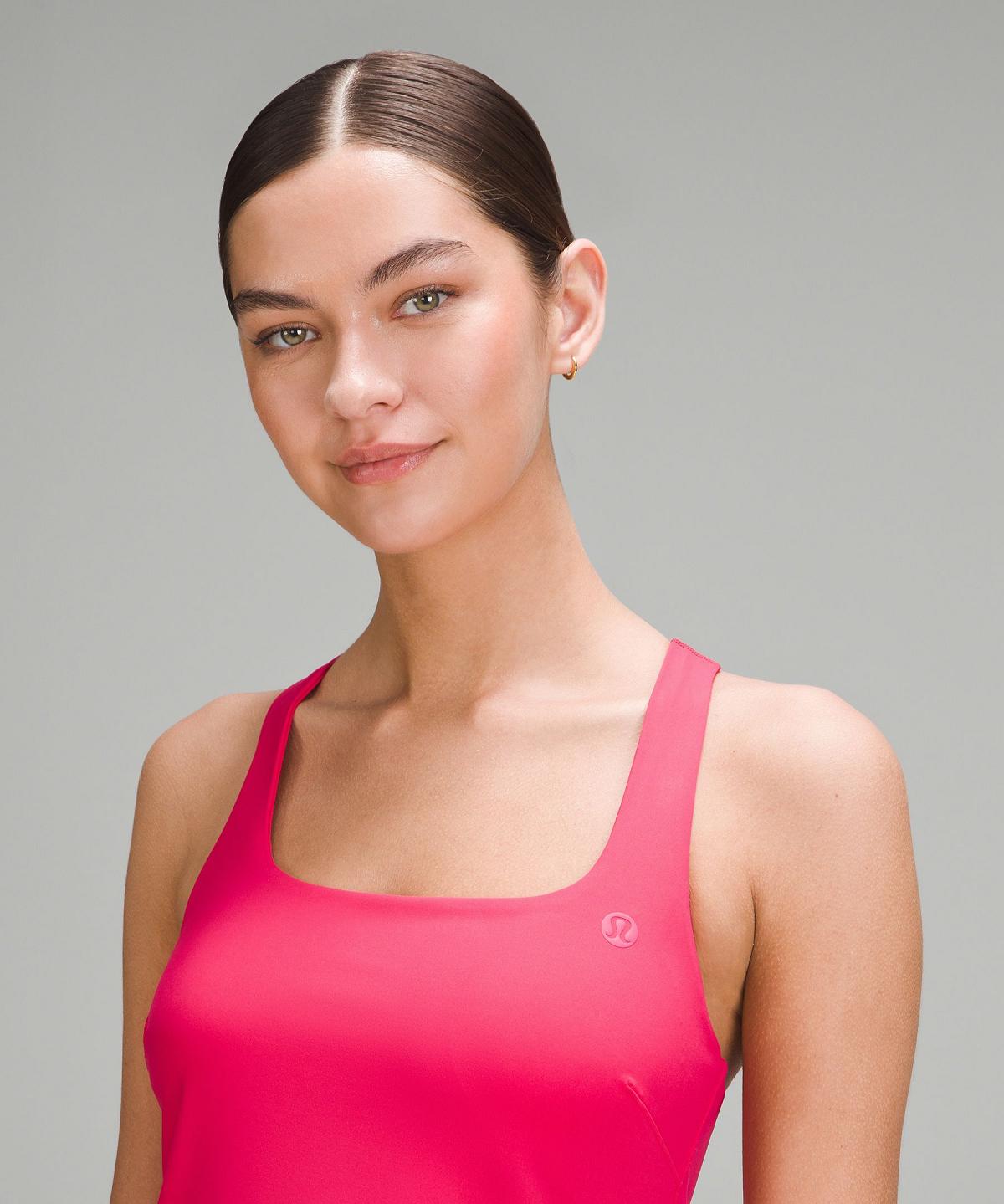 Pink Women Lululemon Lightweight Linerless Tennis Dress | AU_LuLu13710