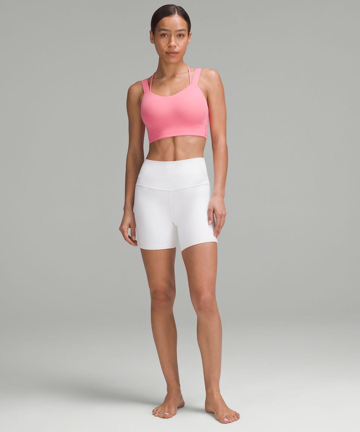 Pink Women Lululemon Like a Cloud Longline Sports Bra | AU_LuLu94867