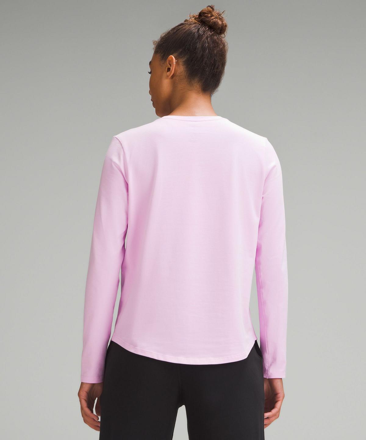 Pink Women Lululemon Love Long-Sleeve Shirts | AU_LuLu46652