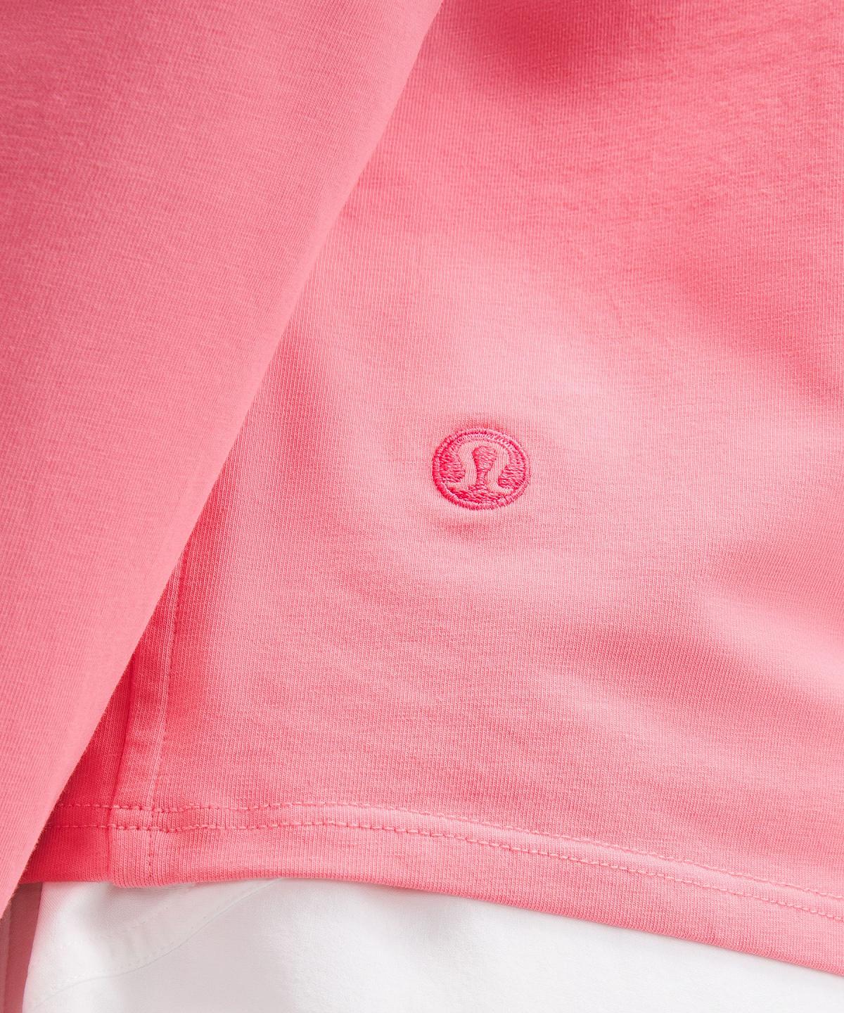 Pink Women Lululemon Organic Cotton Crewneck Long-Sleeve Shirts | AU_LuLu65241