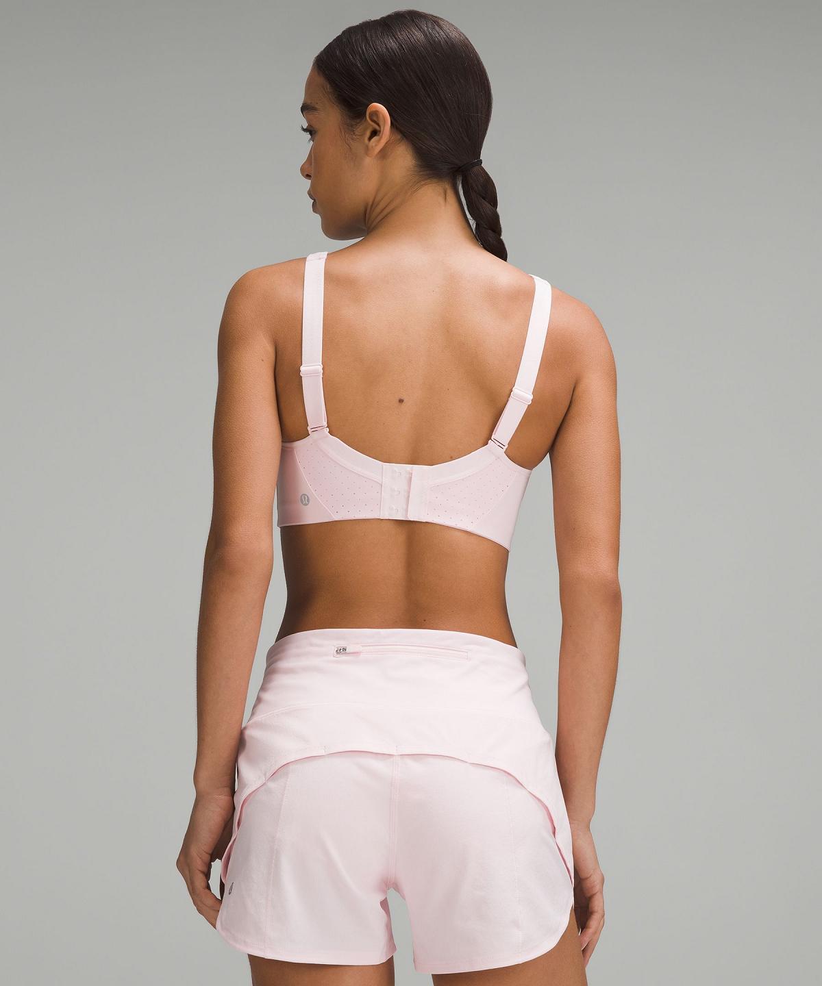 Pink Women Lululemon Run Times Sports Bra | AU_LuLu55988