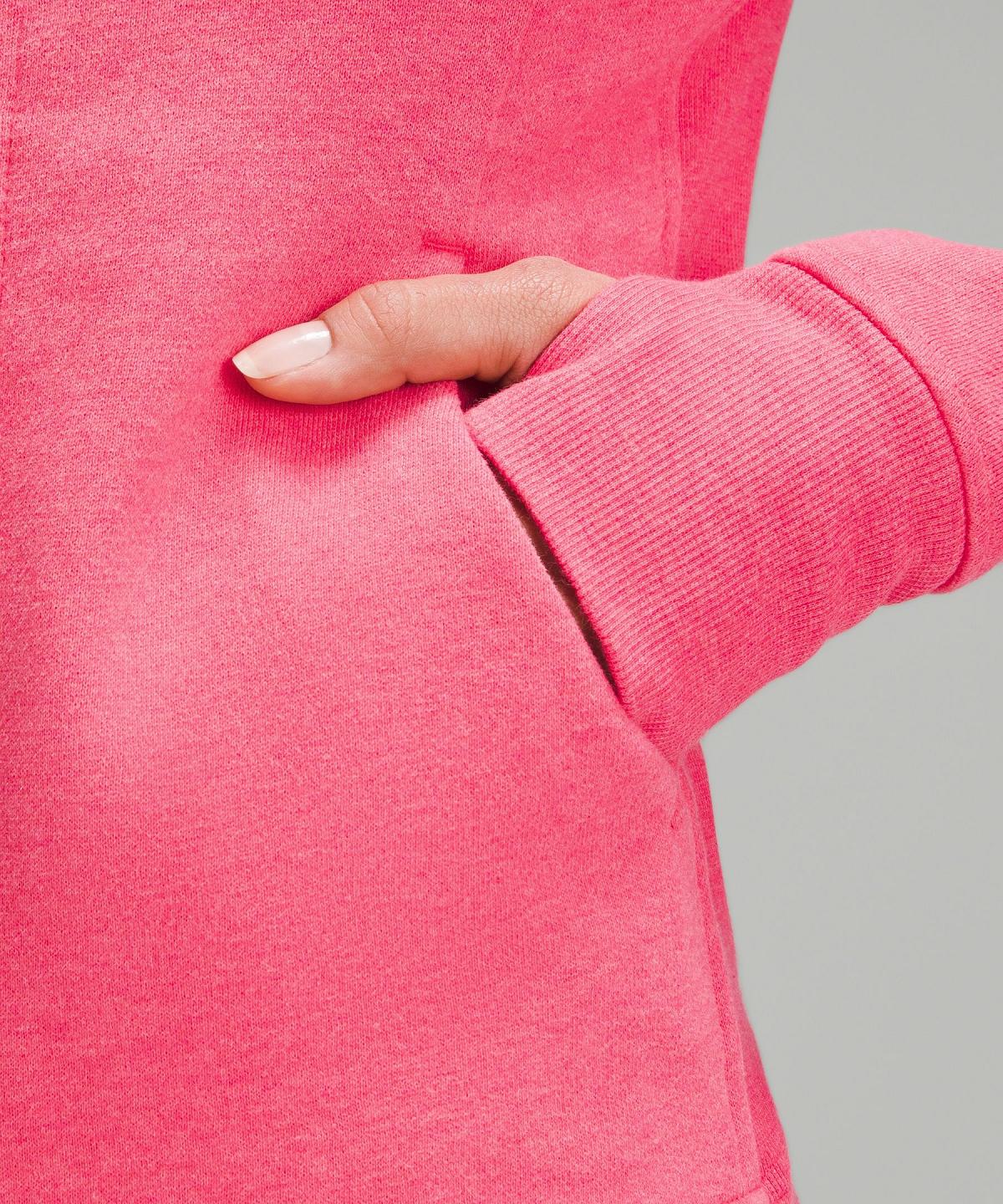 Pink Women Lululemon Scuba Full-Zip Hoodies & Sweatshirts | AU_LuLu45592