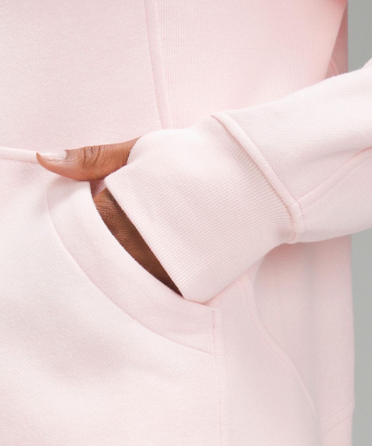 Pink Women Lululemon Scuba Oversized Funnel-Neck Full-Zip Hoodies & Sweatshirts | AU_LuLu53420