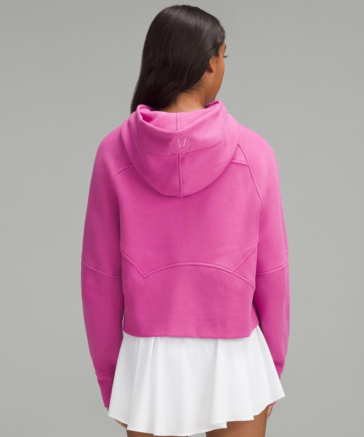 Pink Women Lululemon Scuba Oversized Half-Zip Hoodies & Sweatshirts | AU_LuLu64929