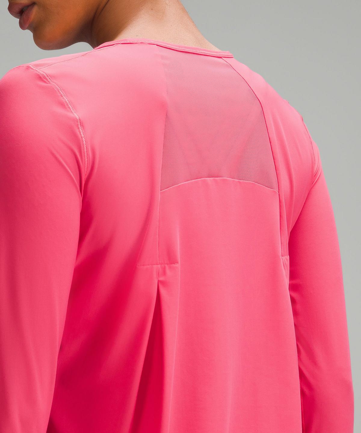 Pink Women Lululemon Sculpt Long Sleeve Shirts | AU_LuLu99693