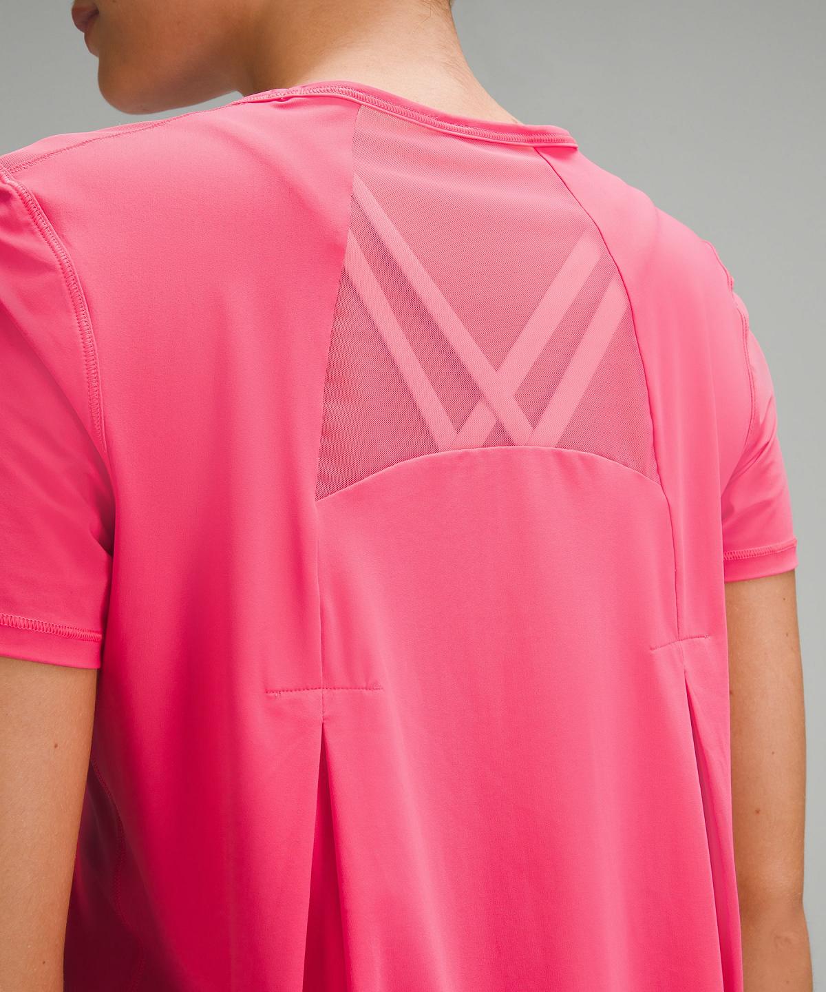 Pink Women Lululemon Sculpt Short-Sleeve Shirts | AU_LuLu70404