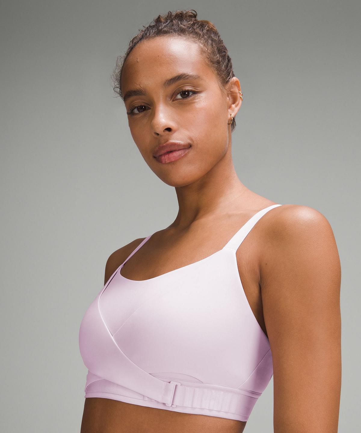 Pink Women Lululemon Super-Soft Adjustable Recovery Sports Bra | AU_LuLu21160