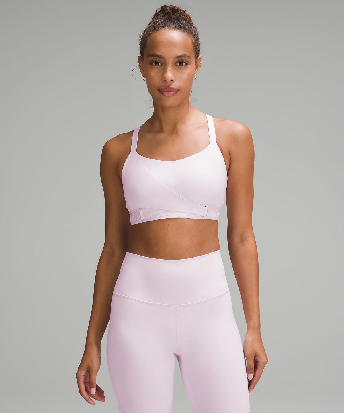 Pink Women Lululemon Super-Soft Adjustable Recovery Sports Bra | AU_LuLu21160