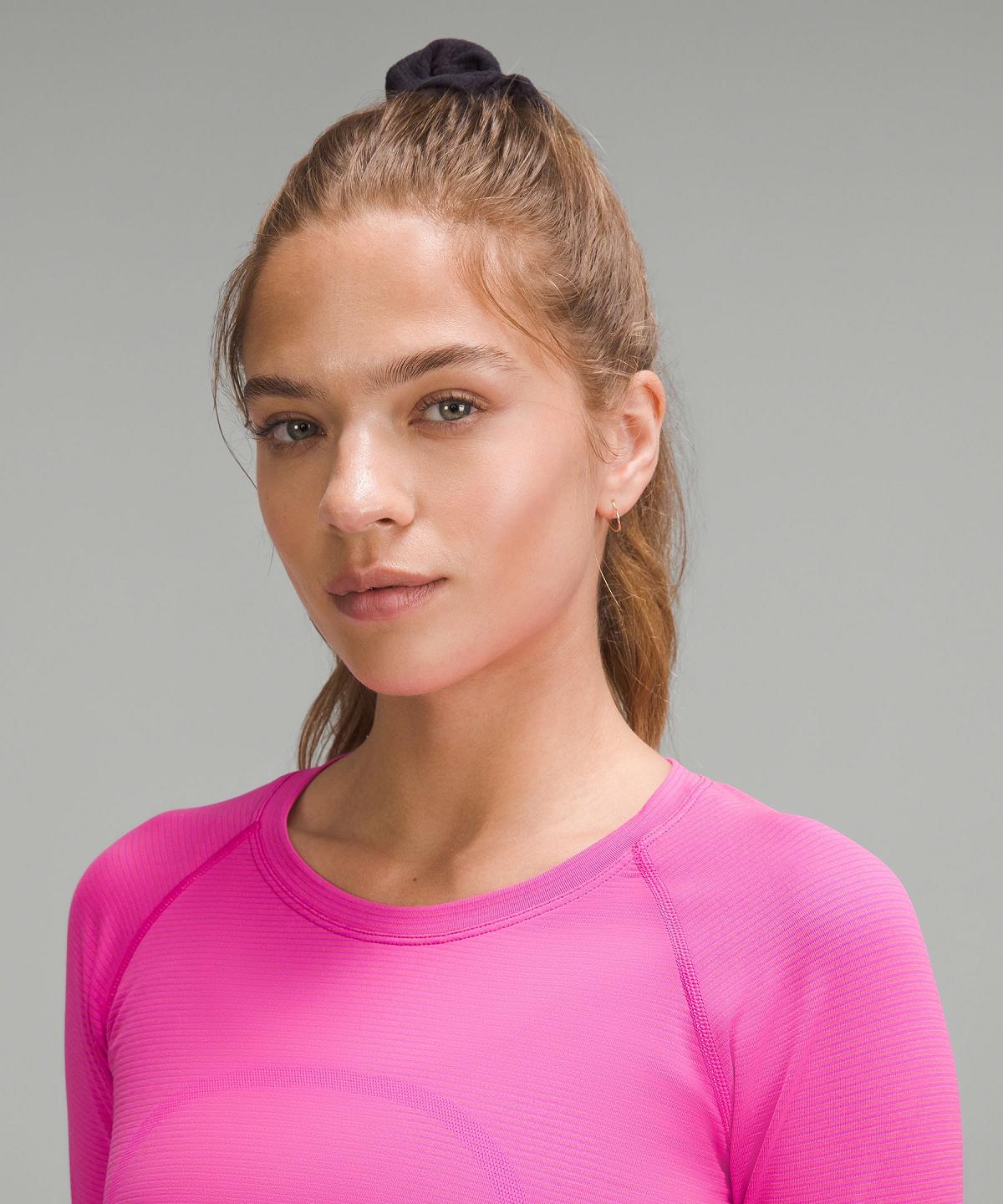 Pink Women Lululemon Swiftly Tech Long-Sleeve 2.0 Shirts | AU_LuLu44024