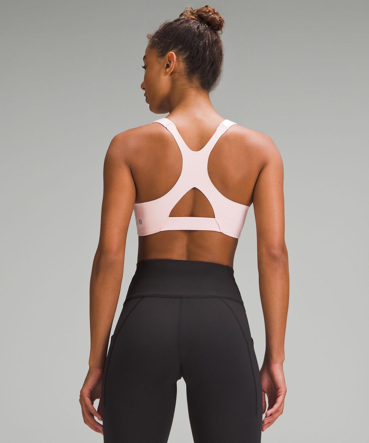 Pink Women Lululemon Ultralu Square-Neck Workout Sports Bra | AU_LuLu15522