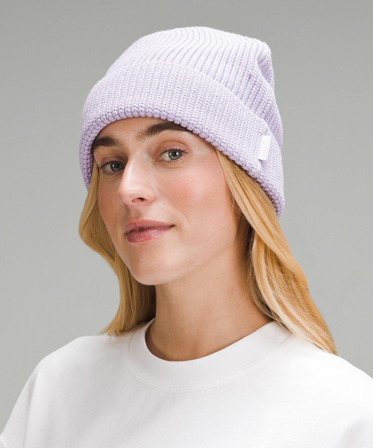 Purple Men Lululemon Close-Fit Cotton-Blend Ribbed Hats | AU_LuLu91225