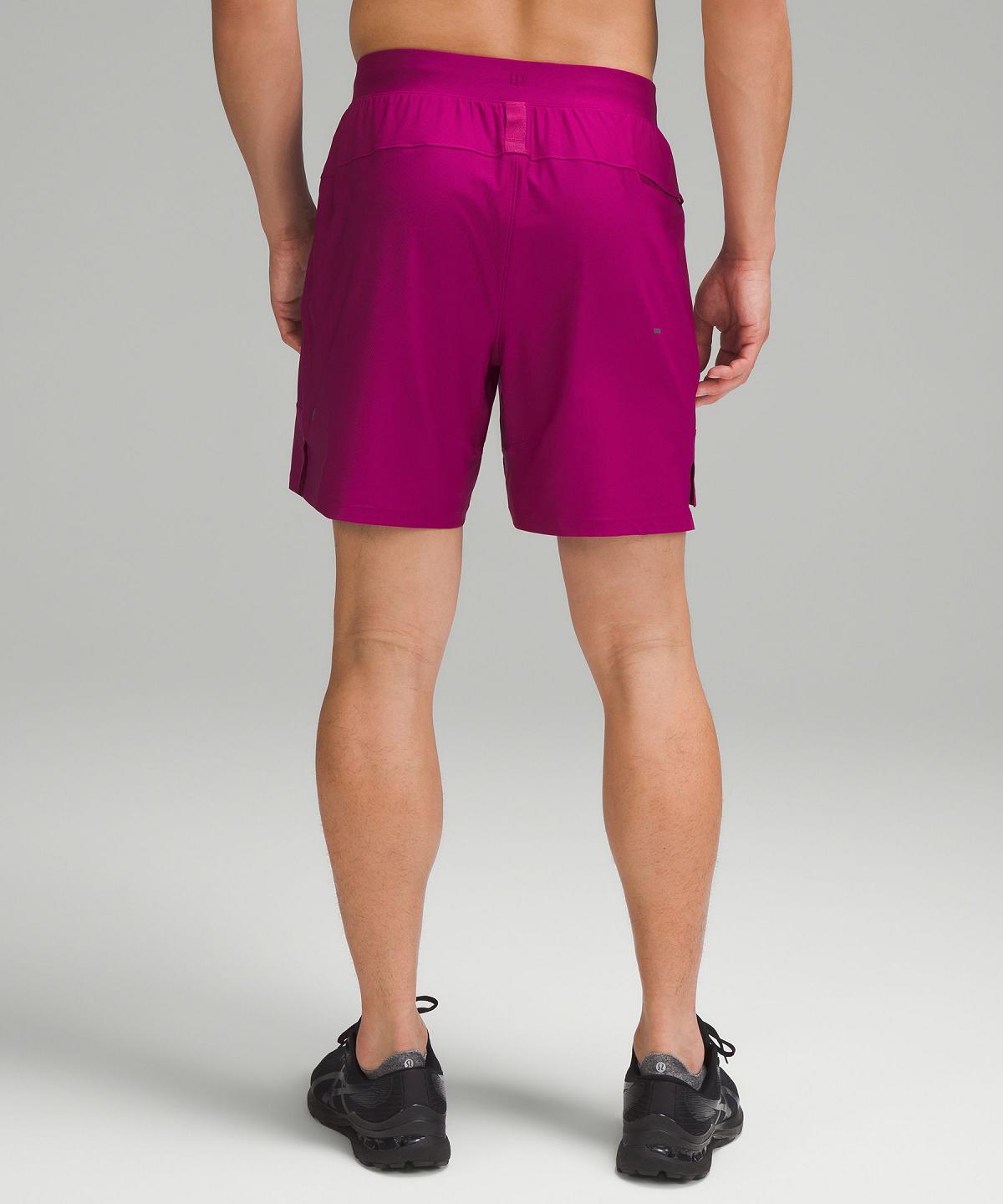 Purple Men Lululemon License to Train Linerless 7" Shorts | AU_LuLu97117