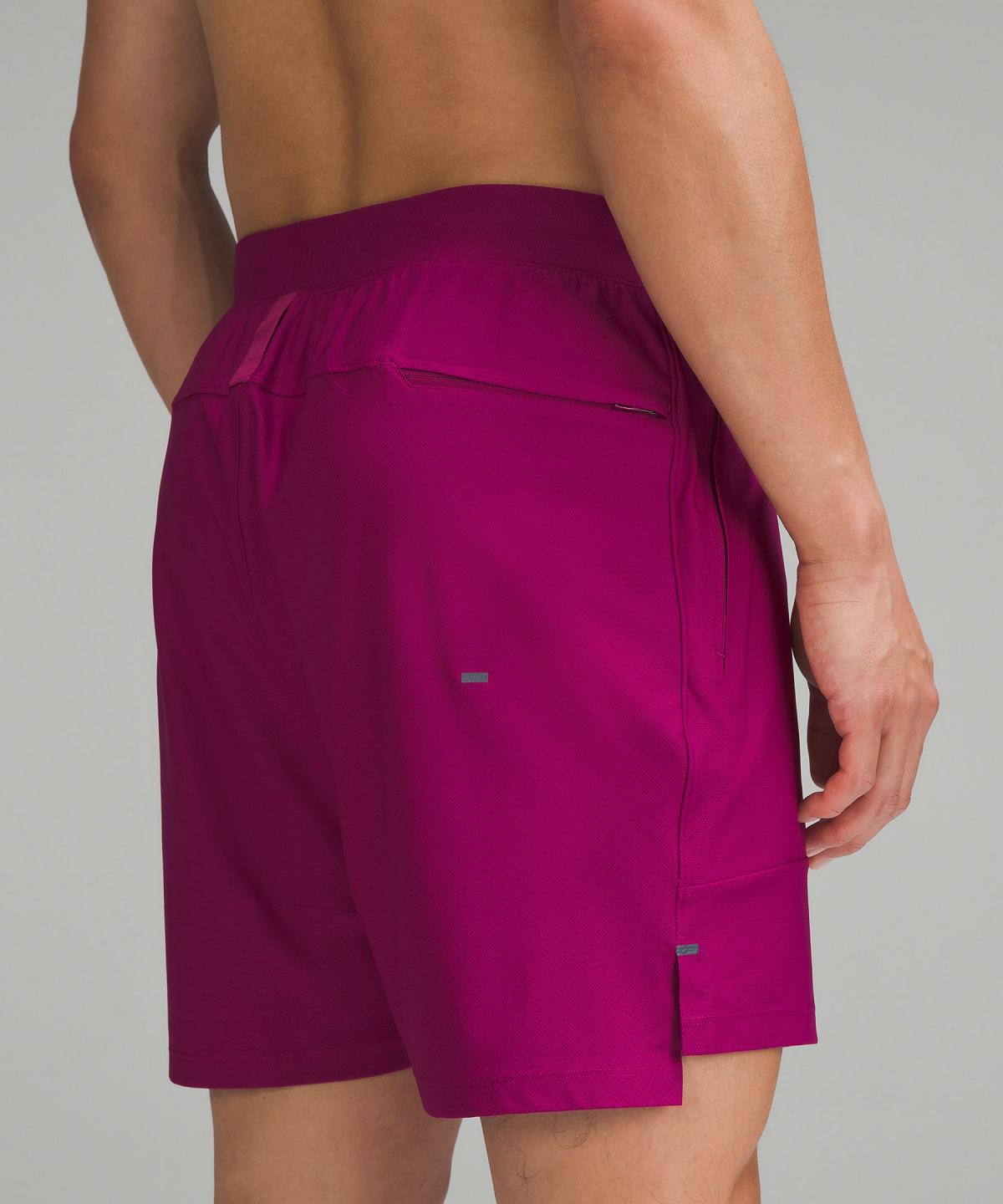 Purple Men Lululemon License to Train Linerless 7" Shorts | AU_LuLu97117