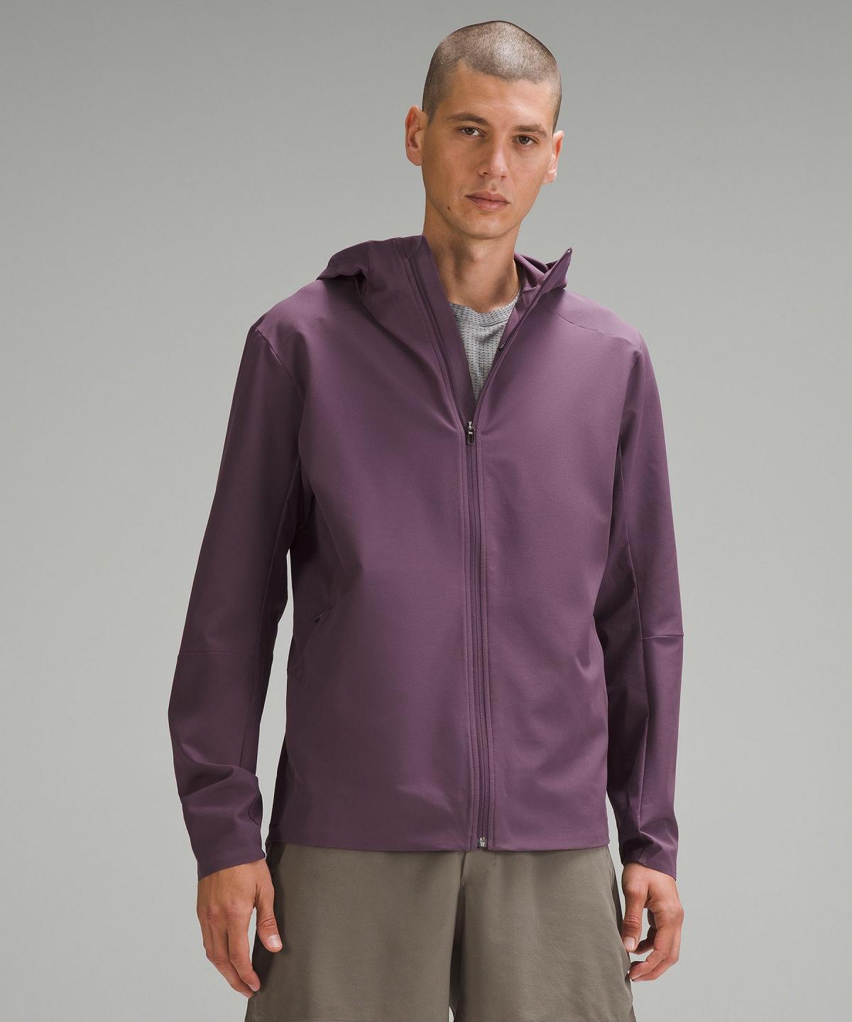 Purple Men Lululemon Warp Light Packable Coats & Jackets | AU_LuLu16613