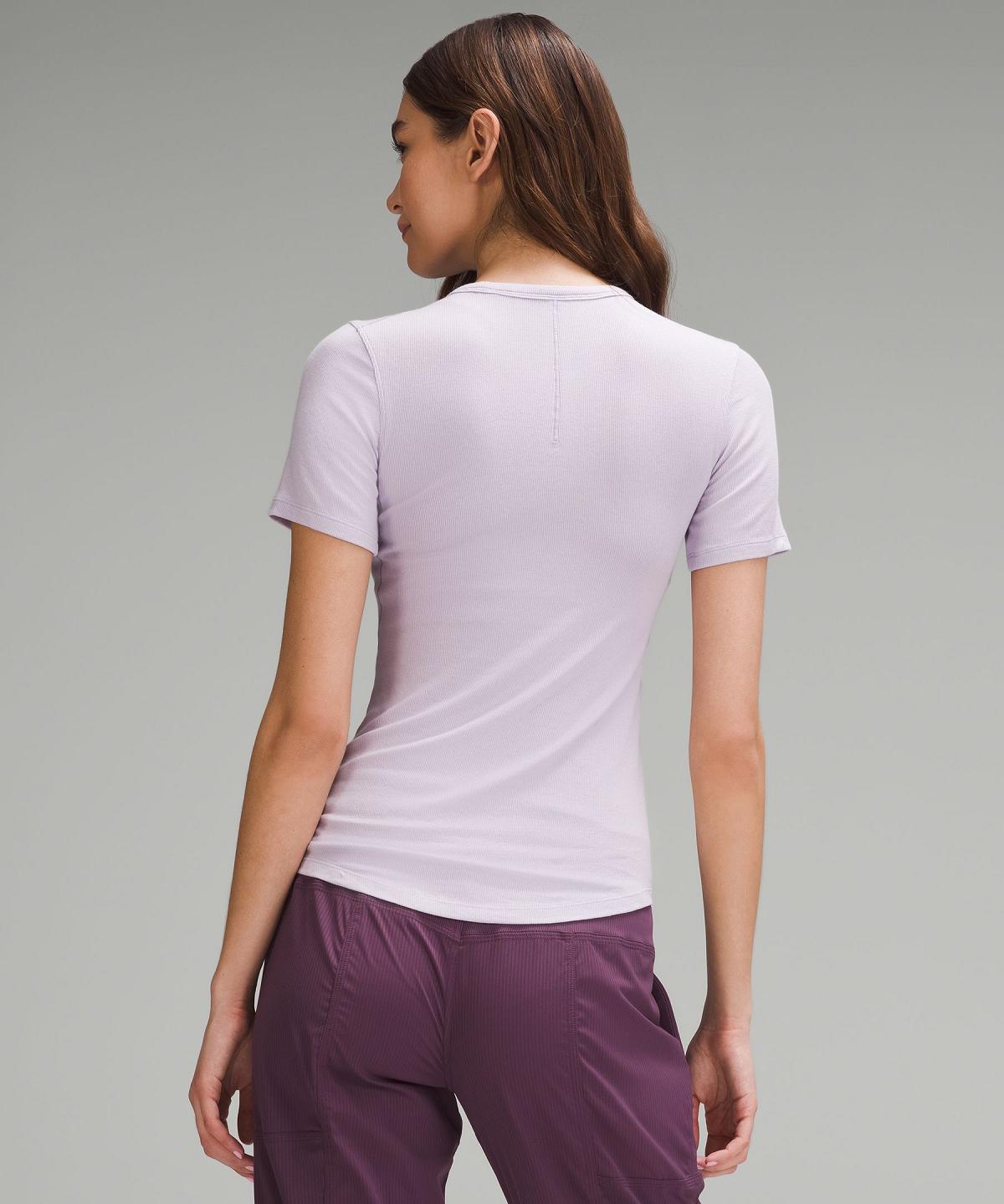 Purple Women Lululemon Hold Tight Short-Sleeve T Shirts | AU_LuLu47577