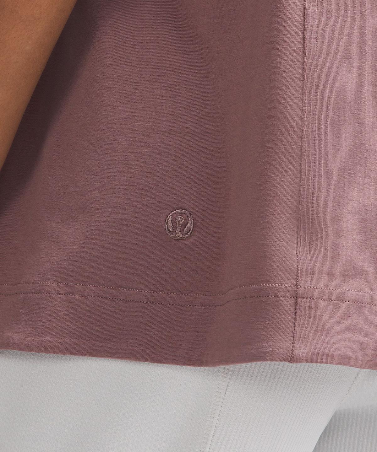 Purple Women Lululemon Long Cotton Crewneck Shirts | AU_LuLu28260