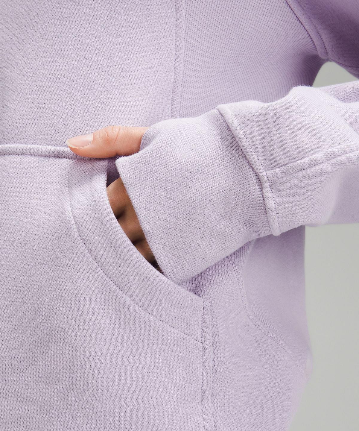 Purple Women Lululemon Scuba Oversized Funnel-Neck Half Zip Hoodies & Sweatshirts | AU_LuLu90378