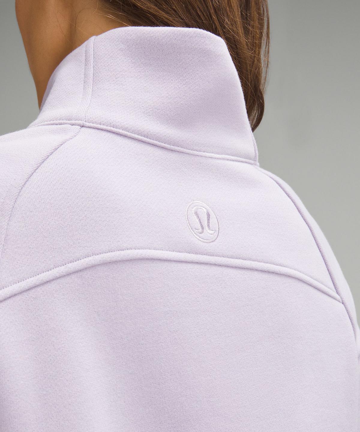 Purple Women Lululemon Scuba Oversized Funnel-Neck Half Zip Hoodies & Sweatshirts | AU_LuLu90378