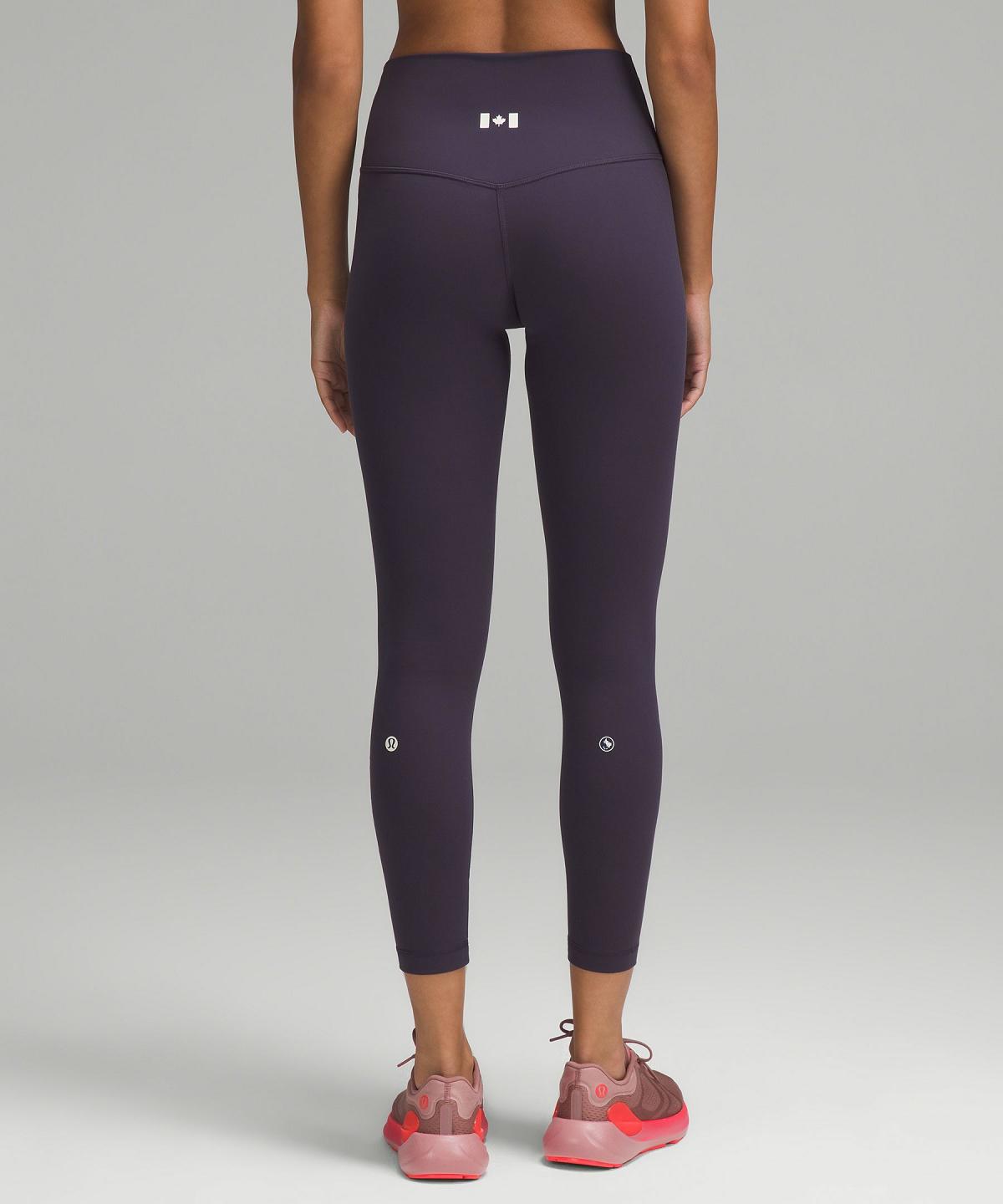 Purple Women Lululemon Team Canada Align™ High-Rise25" Pants | AU_LuLu80008