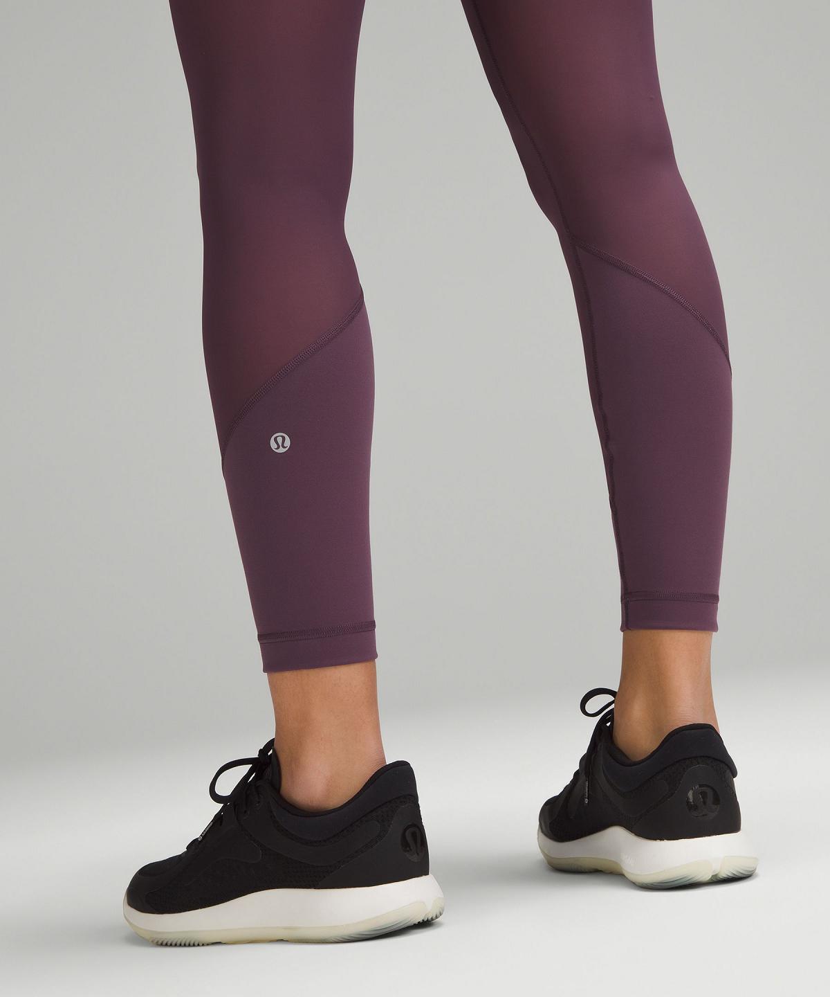 Purple Women Lululemon Wunder Train Mesh High-Rise Tight 25" Leggings | AU_LuLu98105