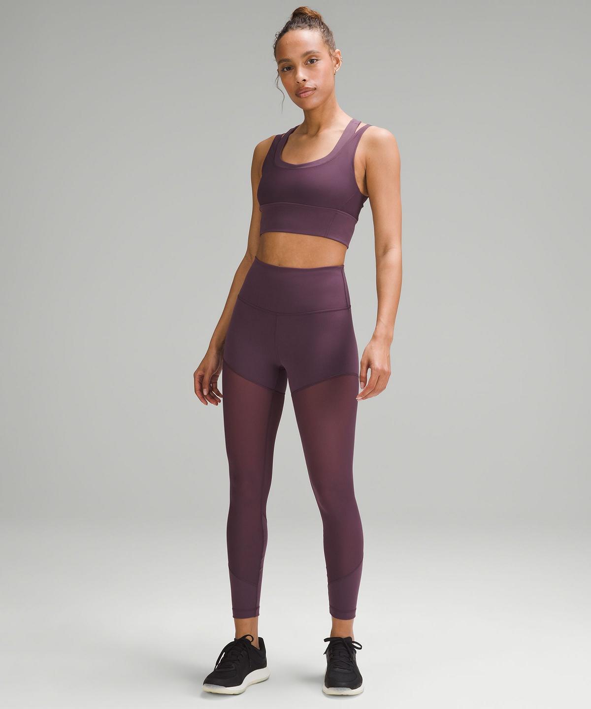 Purple Women Lululemon Wunder Train Mesh Racerback Tank Top | AU_LuLu42074