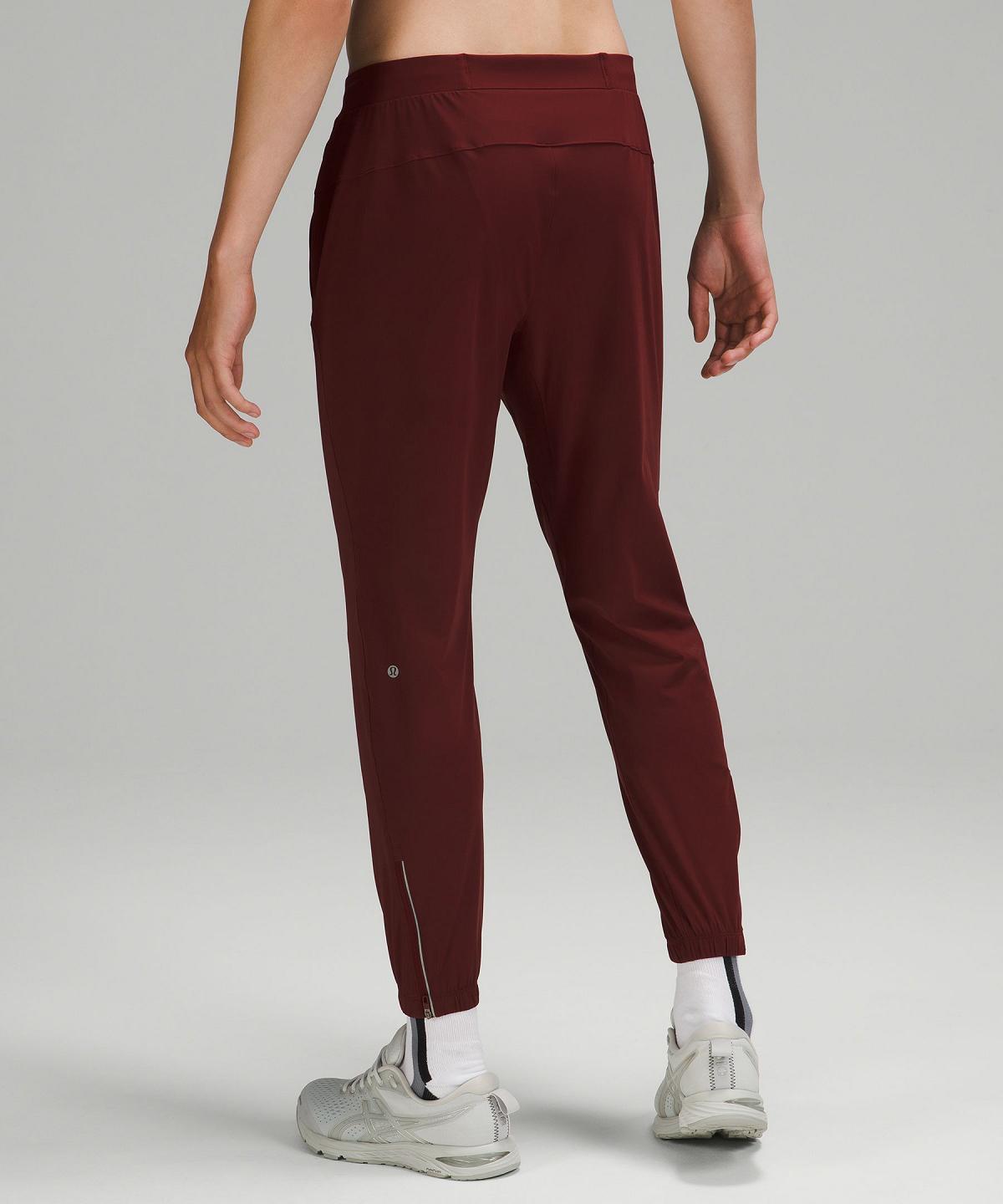 Red Burgundy Men Lululemon Surge Pants | AU_LuLu68173