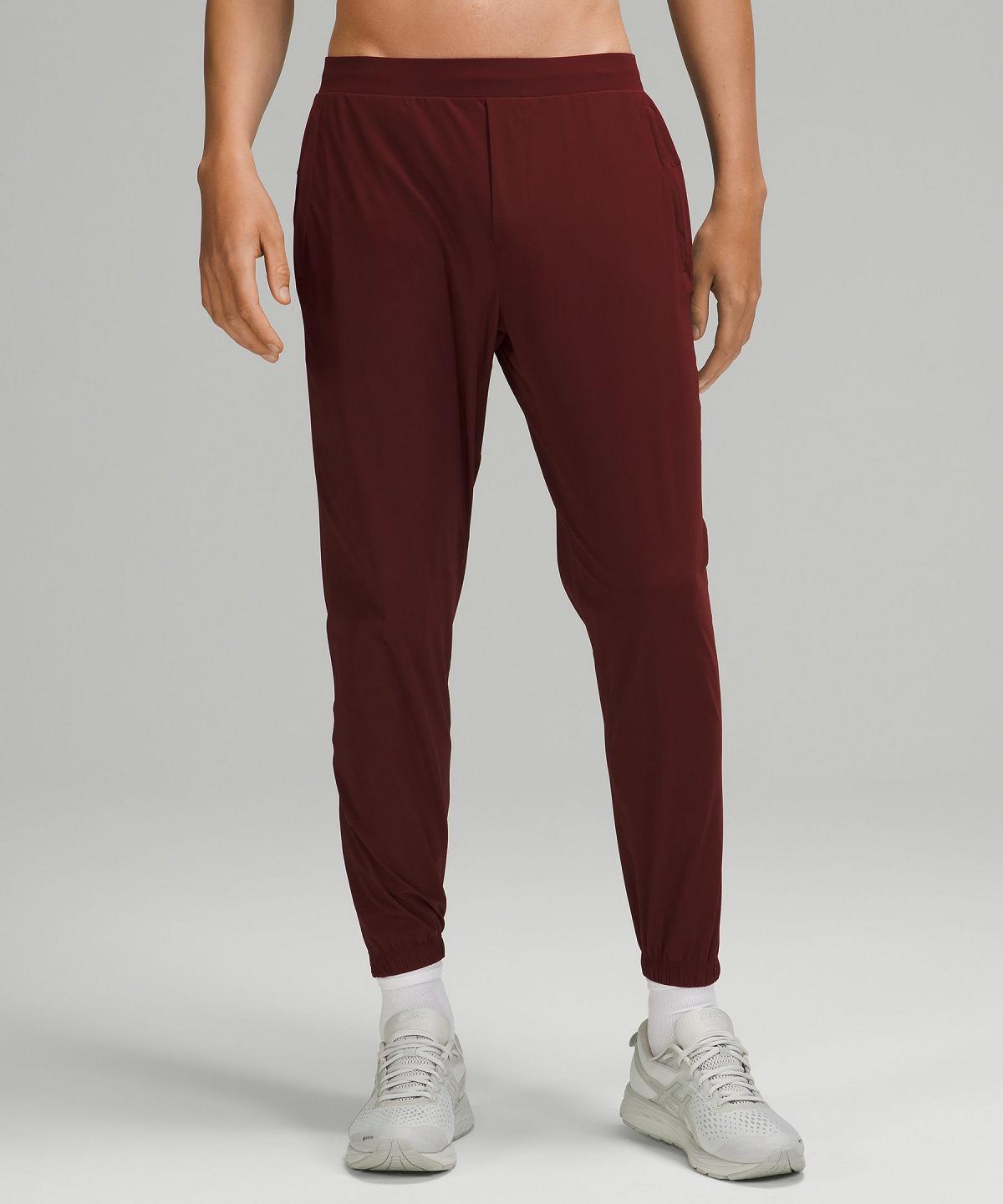 Red Burgundy Men Lululemon Surge Pants | AU_LuLu68173