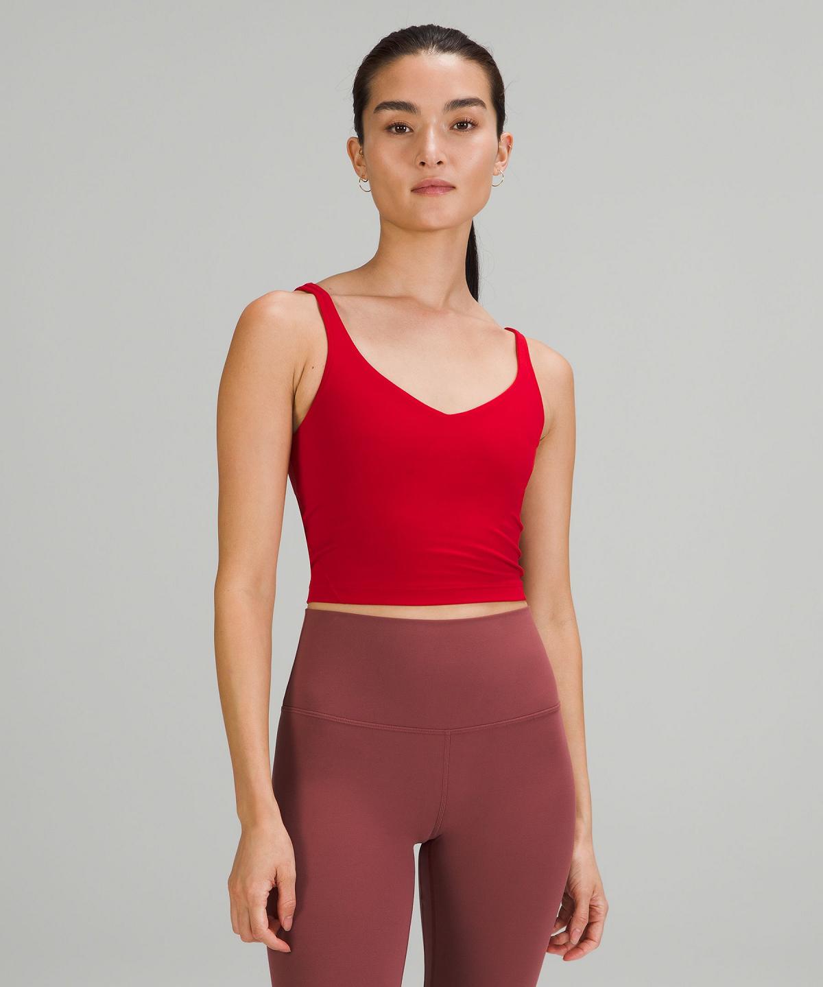 Red Women Lululemon Lunar New Year Align™ Shirts | AU_LuLu46841