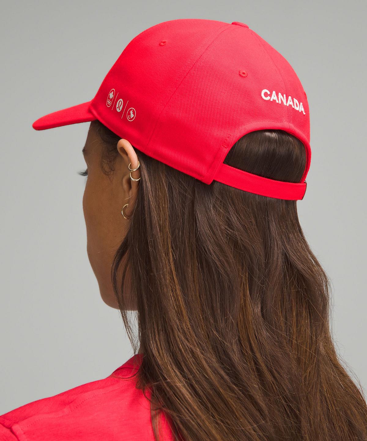 Red / White Men Lululemon Team Canada Future Legacy Ball Hats | AU_LuLu44139