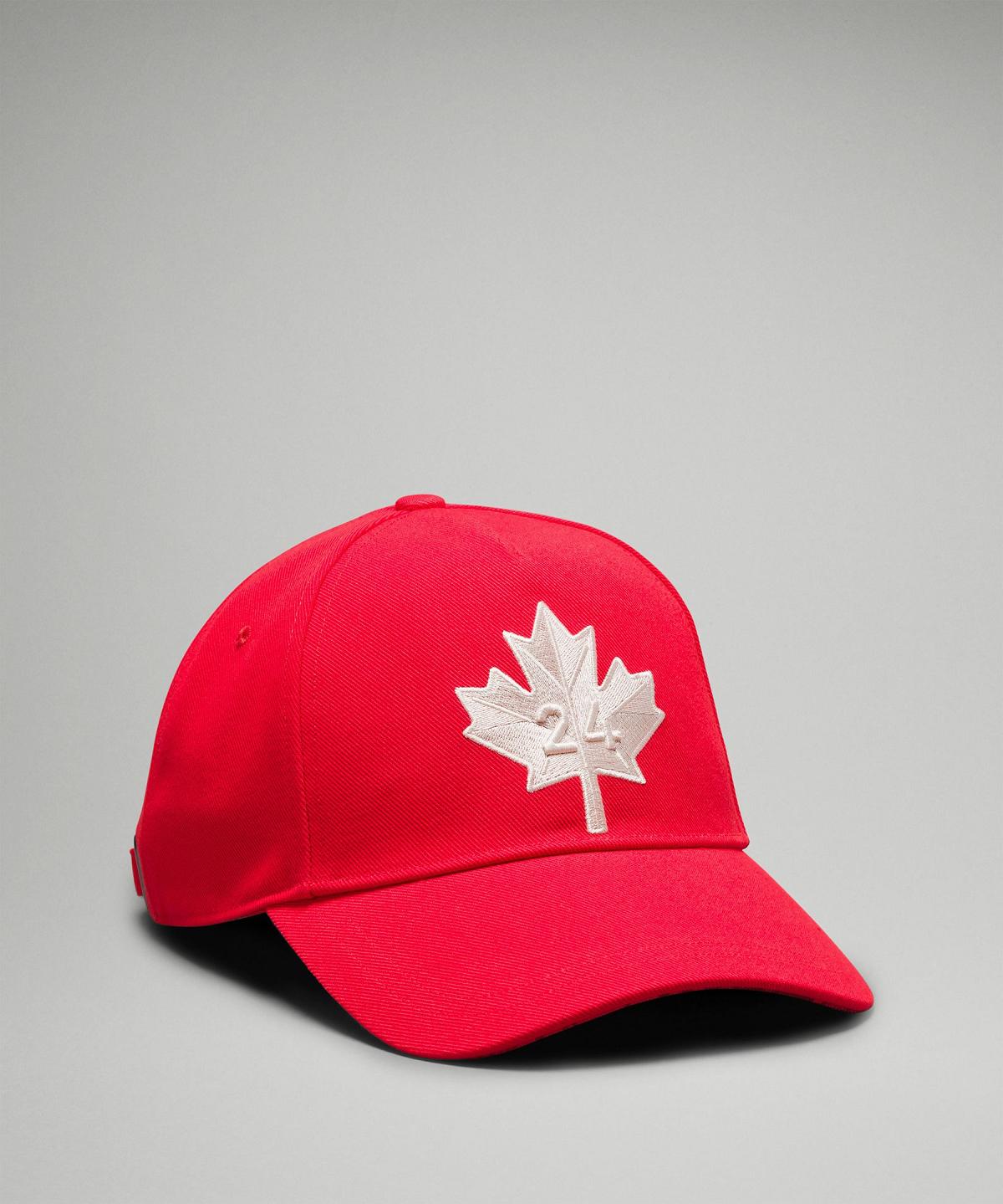 Red / White Men Lululemon Team Canada Future Legacy Ball Hats | AU_LuLu44139