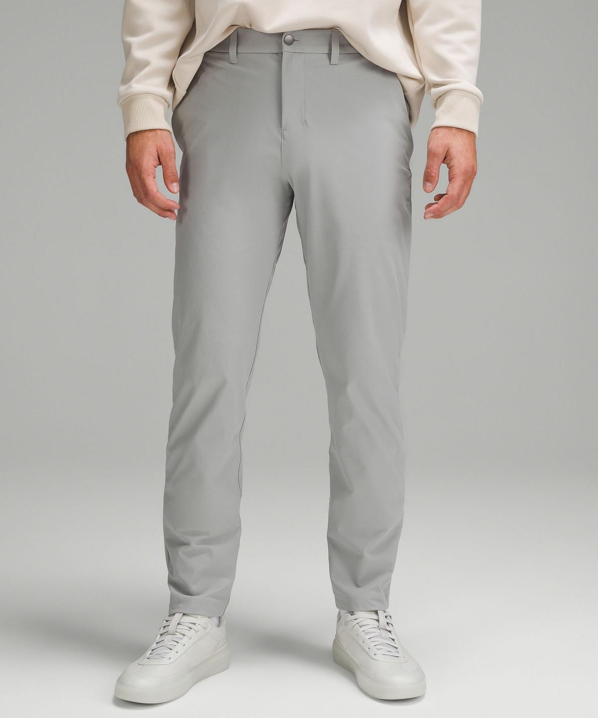 Silver Men Lululemon ABC Classic-Fit 28"L Trousers | AU_LuLu74511