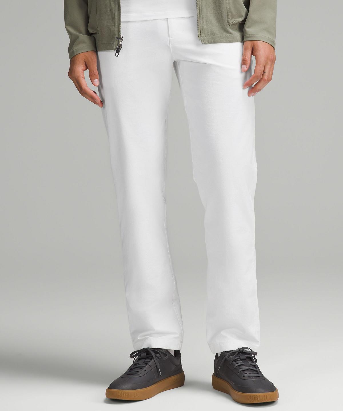 White Men Lululemon ABC Classic-Fit 30"L Pants | AU_LuLu74414