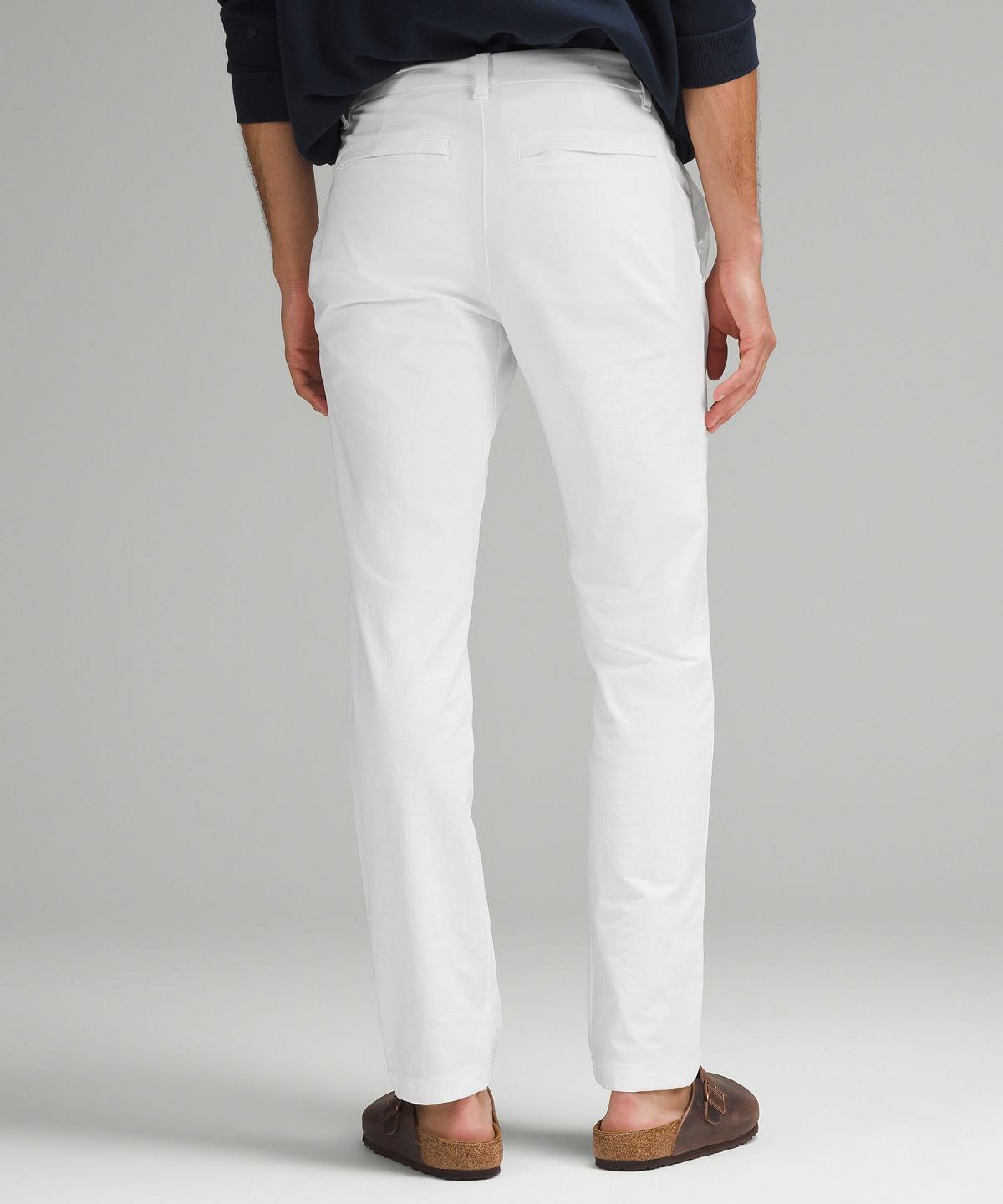 White Men Lululemon ABC Slim-Fit 30"L Pants | AU_LuLu34121