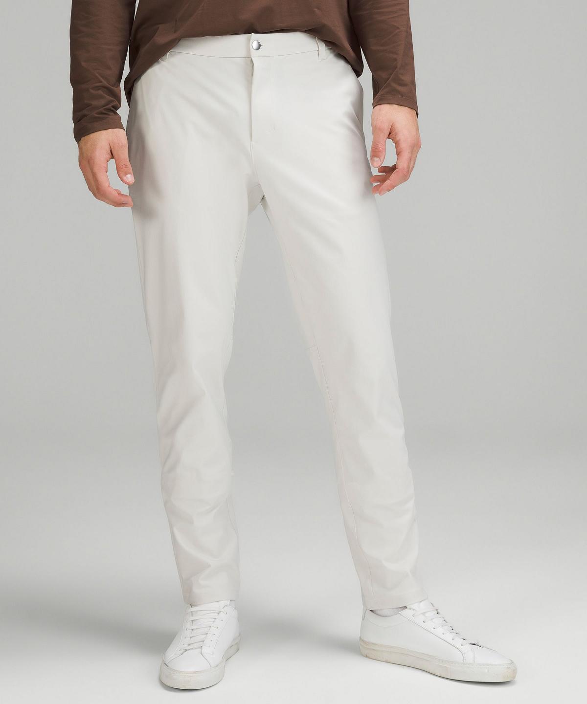 White Men Lululemon Commission Classic-Fit 32" Trousers | AU_LuLu30048