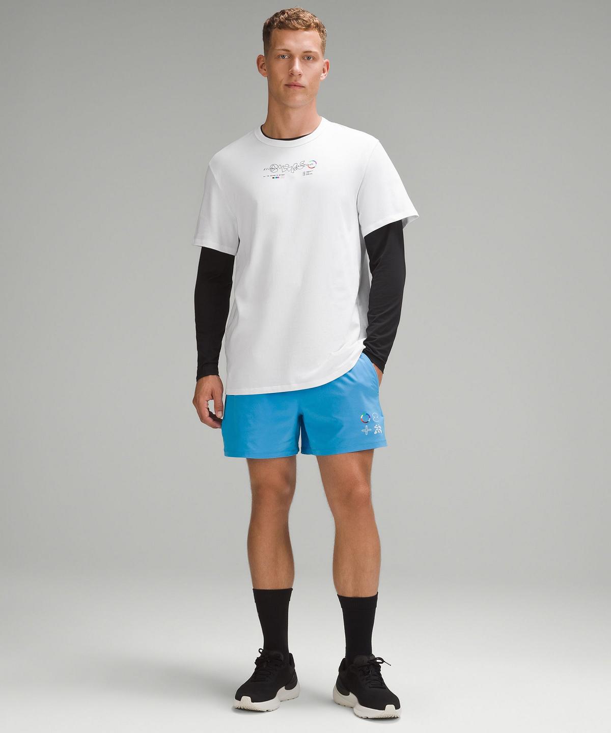 White Men Lululemon Cotton Jersey T Shirts | AU_LuLu27443