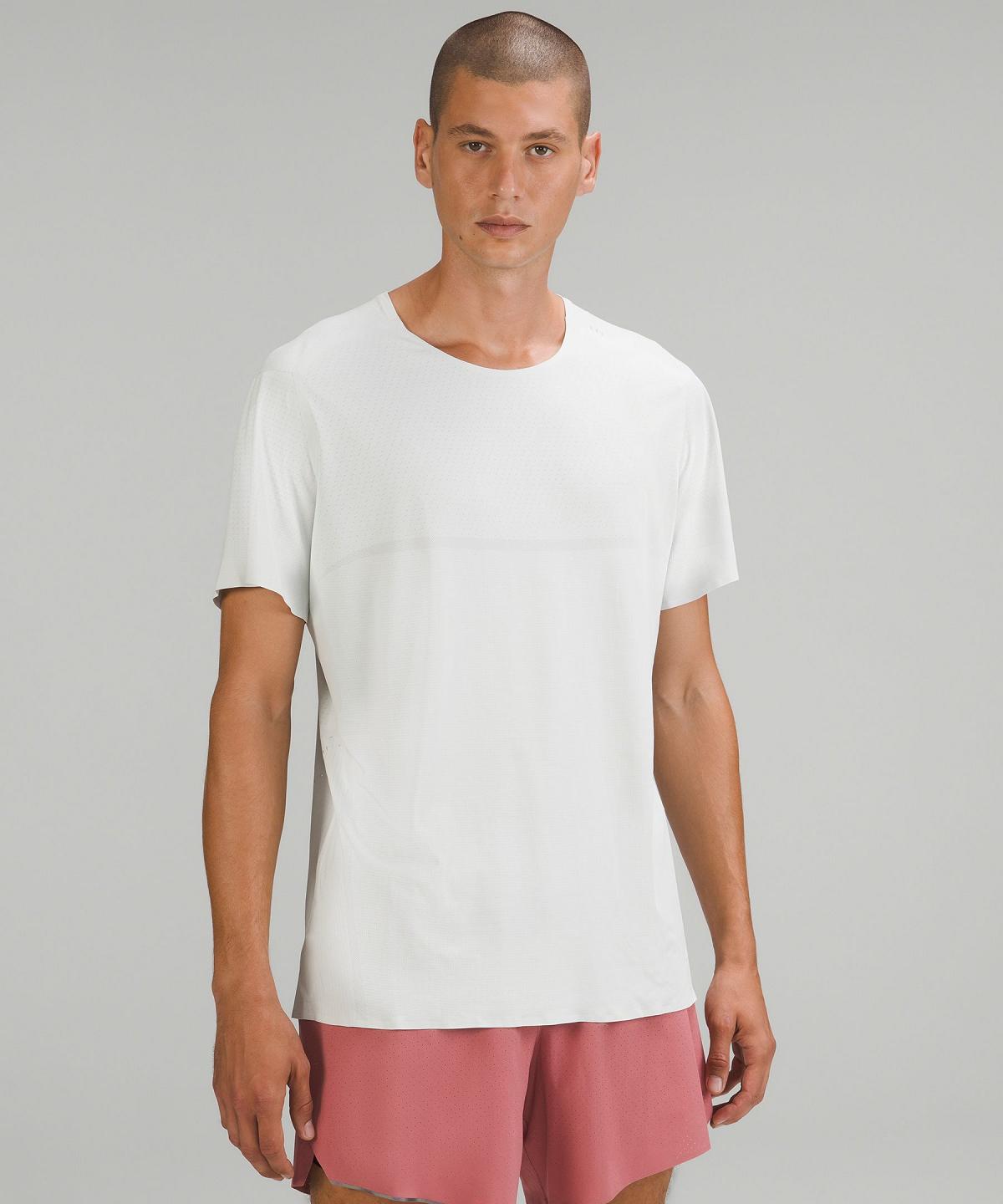 White Men Lululemon Fast and Free Short-Sleeve T Shirts | AU_LuLu89060