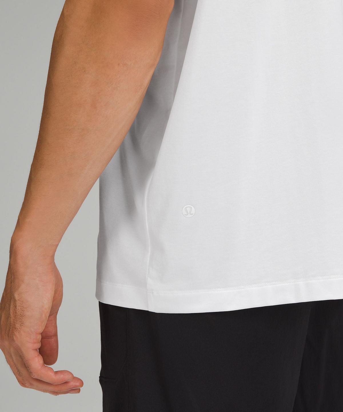 White Men Lululemon Fundamental Oversized T Shirts | AU_LuLu44819