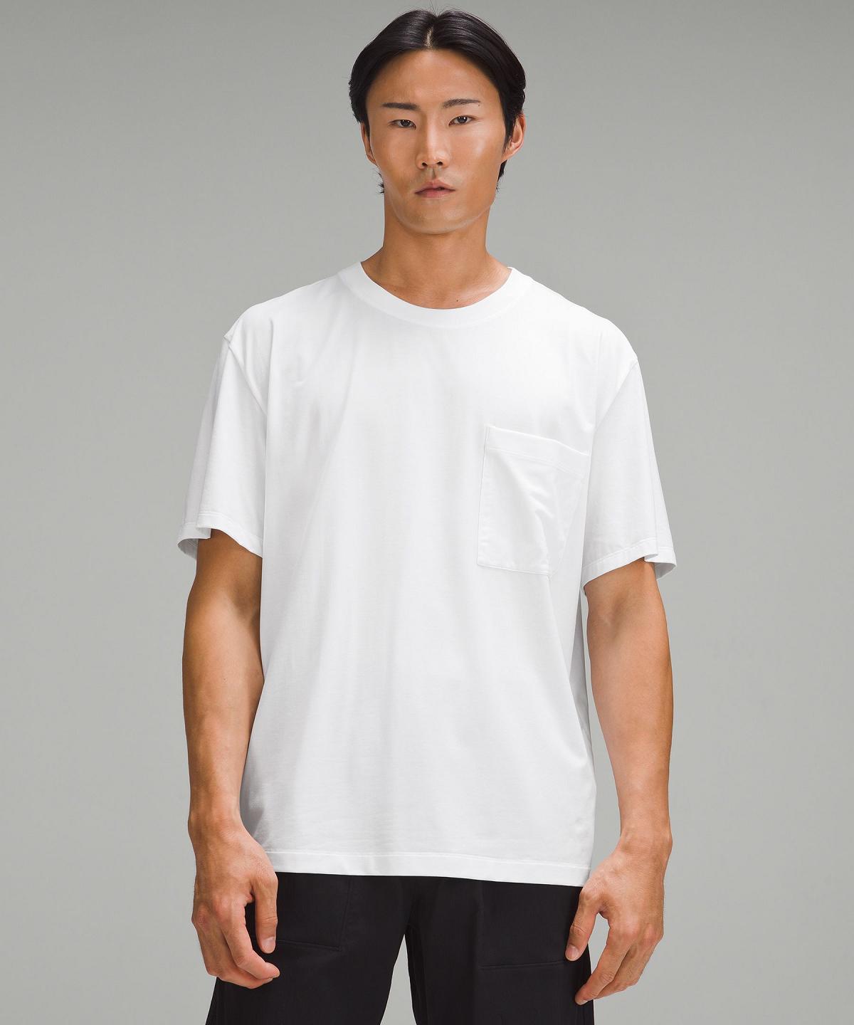 White Men Lululemon Fundamental Oversized T Shirts | AU_LuLu44819