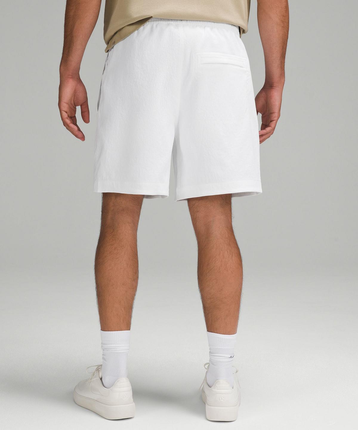 White Men Lululemon Relaxed-Fit Pull-On 7" Shorts | AU_LuLu62874