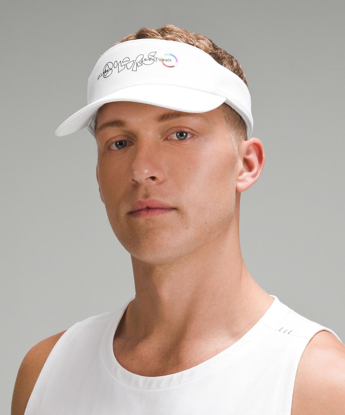 White Men Lululemon Removable Sweatband All-Sport Visor Hats | AU_LuLu72448