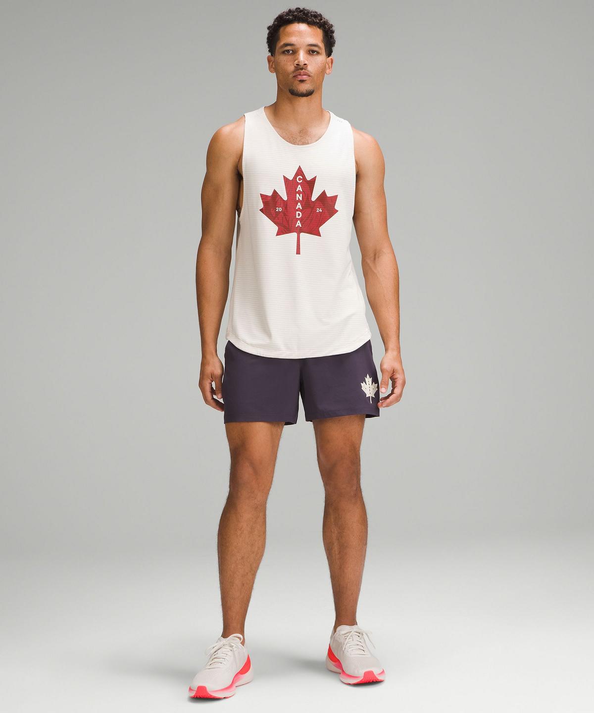 White Men Lululemon Team Canada License to Train Sleeveless Shirts | AU_LuLu60961