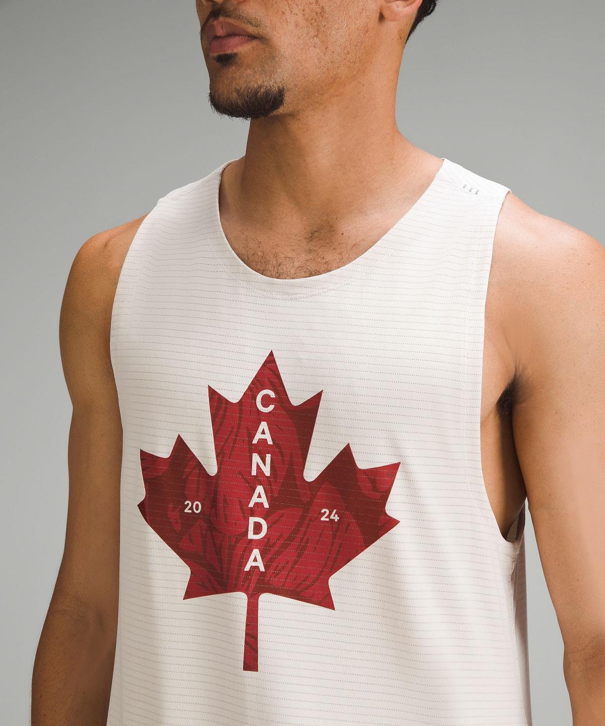 White Men Lululemon Team Canada License to Train Sleeveless Shirts | AU_LuLu60961