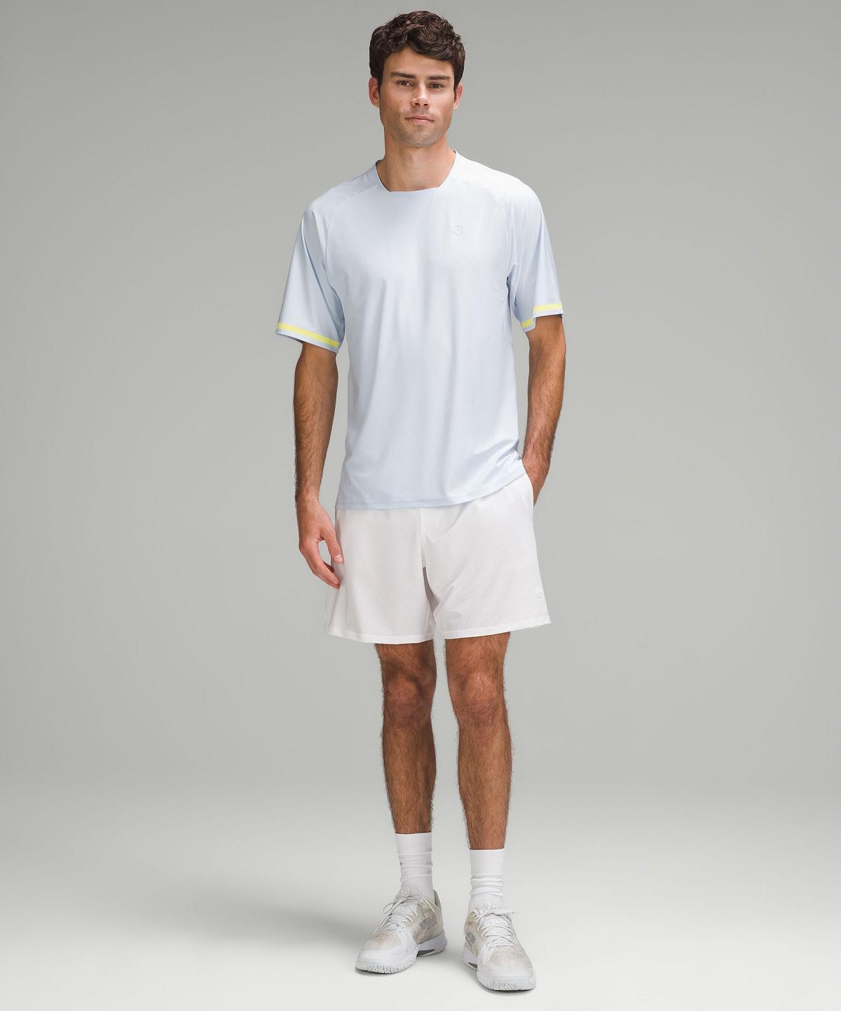 White Men Lululemon Tennis Short-Sleeve T Shirts | AU_LuLu38271