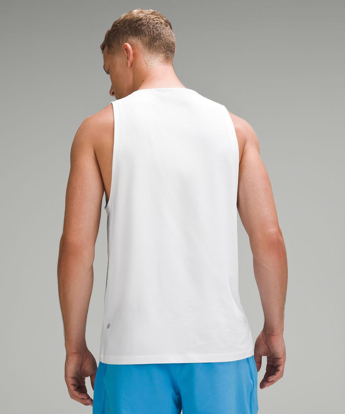 White Men Lululemon Zeroed In Tank Shirts | AU_LuLu70888