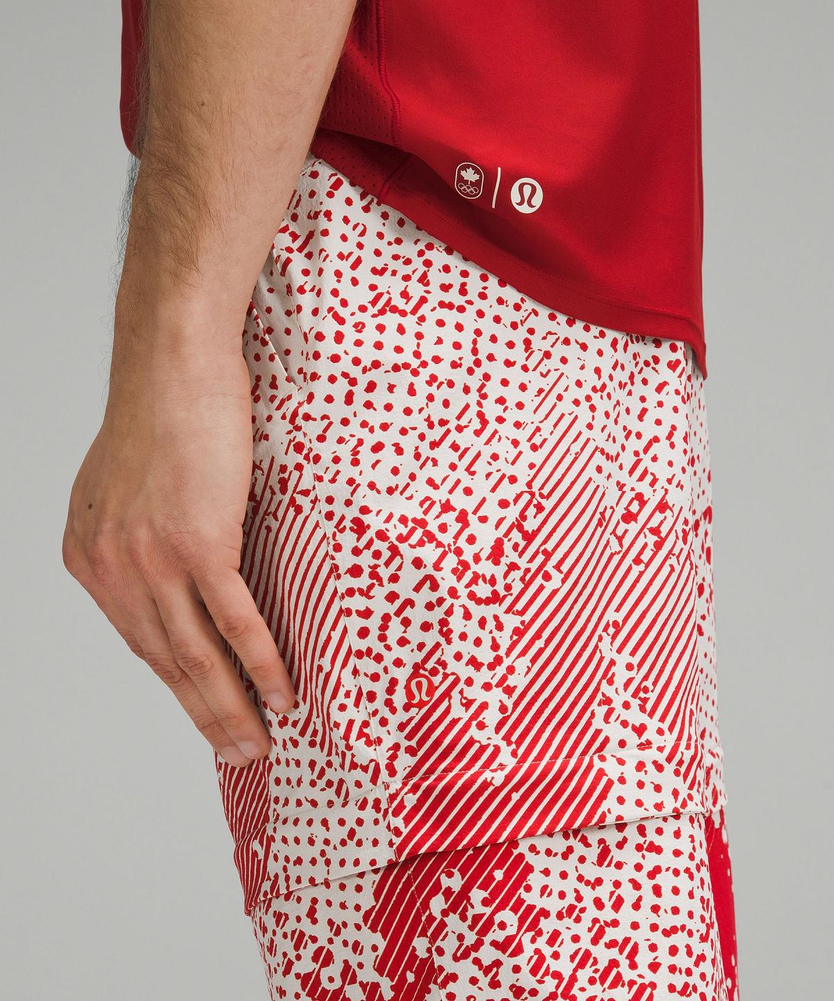 White Red Men Lululemon Team Canada Convertible  Pants | AU_LuLu64350