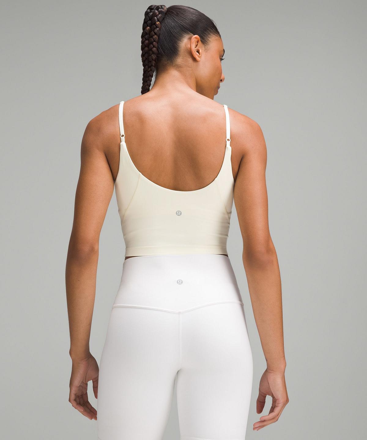 White Women Lululemon Align™ Cropped Cami Shirts | AU_LuLu75446